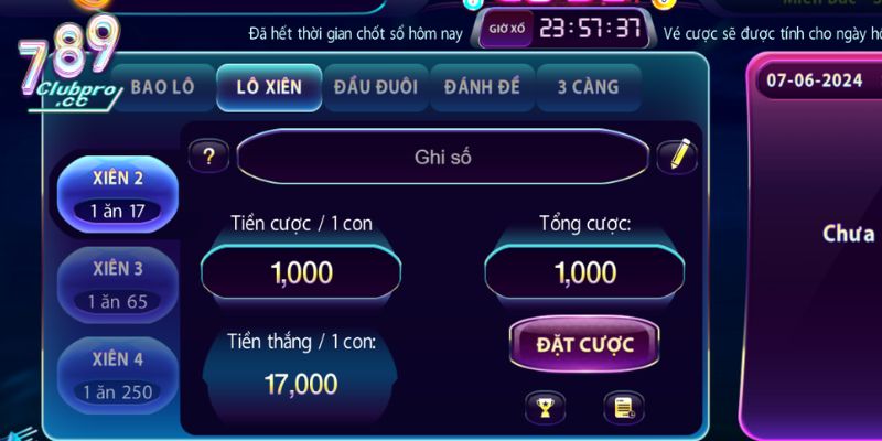 Lô Đề 789club - Chốt Số Thử Vận May Trúng Số Lớn Trở Thành Tỷ Phú 1 Lô đề là trò chơi thịnh hành nhất 789club