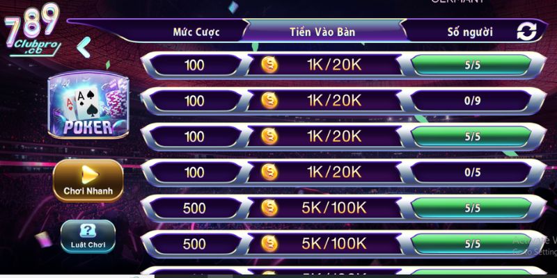 Game bài casino tại nhà cái 789Club